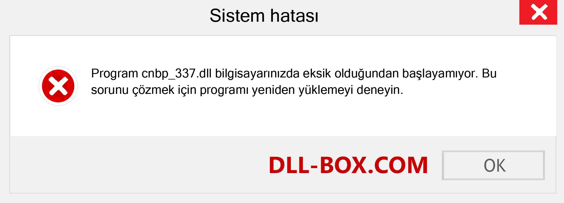 cnbp_337.dll dosyası eksik mi? Windows 7, 8, 10 için İndirin - Windows'ta cnbp_337 dll Eksik Hatasını Düzeltin, fotoğraflar, resimler